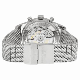 Breitling Transocean Chronograph Silver Dial Men's Watch UB015212-G777SS