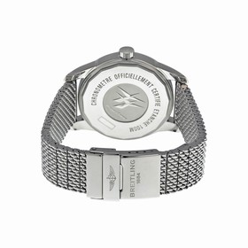 Breitling Transocean Day & Date Automatic Black Dial Stainless Steel Men's Watch A4531012-BB69SS
