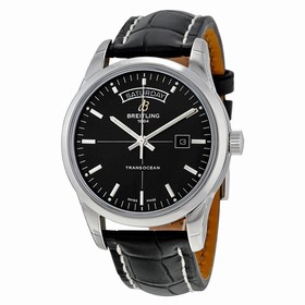 Breitling Transocean Day & Date Black Dial Automatic Men's Watch A4531012-BB69BKCT