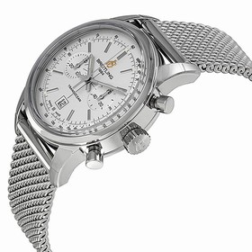 Breitling Transocean White Dial Stainless Steel Men's Watch A4131012-G757SS