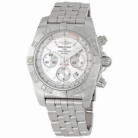 Breitling Windrider Chronomat Silver Dial Men's Watch AB011012-G684SS