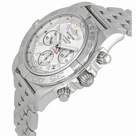 Breitling Windrider Chronomat Silver Dial Men's Watch AB011012-G684SS