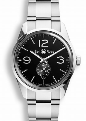 Bell & Ross BR 123 Officer Black (BRG123BLSTSST)