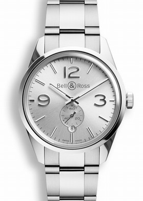 Bell & Ross BR 123 Officer Silver (BRG123WHSTSST)