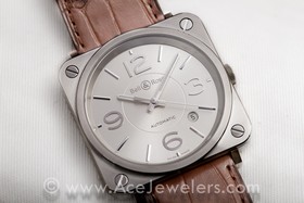Bell & Ross BR S Officer Silver (BRS92SISTSCR)
