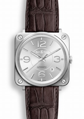 Bell & Ross BR S Officer Silver (BRS92SISTSCR)