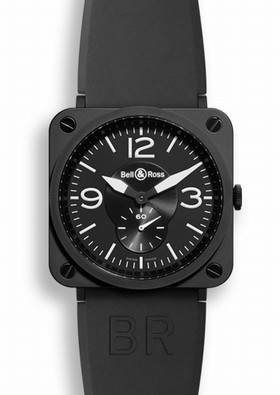 Bell & Ross BR S Matte Black Ceramic (BRSBLCMATSRB)