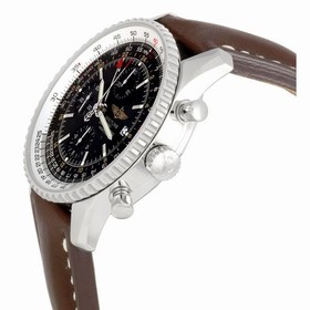 Breitling Navitimer World Black Dial Men's Watch A2432212-B726BRLT