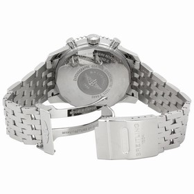 Breitling Navitimer World Men's Stainless Steel Watch with Silver Dial A2432212-G571SS