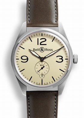 Bell & Ross BR 123 Original Beige (BRV123BEISTSCA)