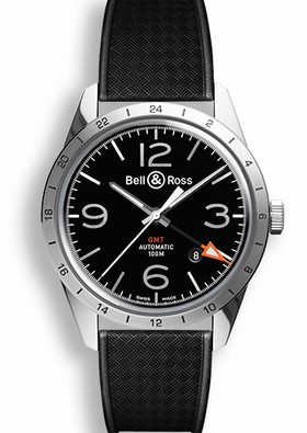Bell & Ross BR 123 GMT (BRV123BLGMTSRB)