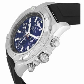 Breitling Chronomat 44 Blue Dial Men's Watch AB011012-C789-DPBK