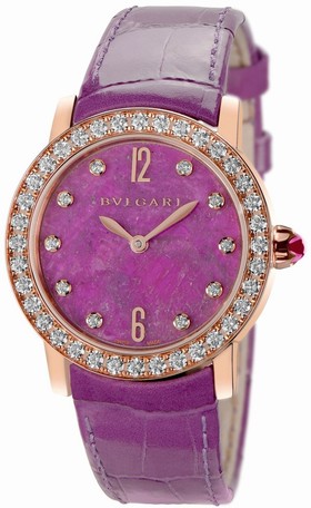 Bvlgari BVLGARI Heart of Ruby Stone Dial 18kt Pink Gold Ladies Watch 102163