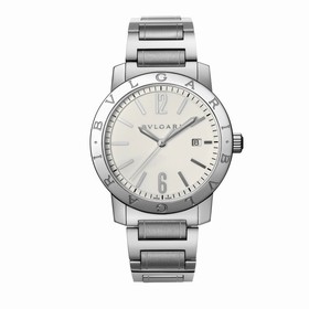 Bvlgari Bvlgari Off White Dial Stainless Steel Automatic Men's Watch 102055