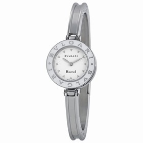 Bvlgari B.Zero1 White Dial Stainless Steel Ladies Watch 101912