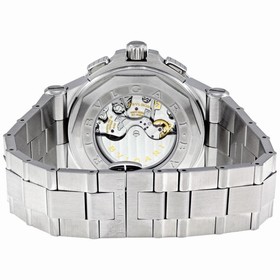 Bvlgari Diagono Black Chronograph Stainless Steel Men's Watch DG42BSSDCH