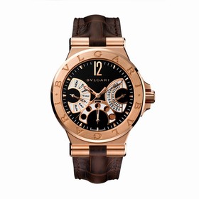 Bvlgari Diagono Black Dial Day-Date Automatic Men's Watch 102026