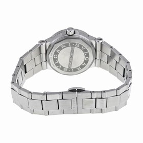 Bvlgari Diagono Black Dial Stainless Steel Ladies Watch DG29BSSD