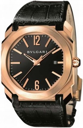 Bvlgari Octo Solotempo Black Dial Automatic Men's Watch 101963