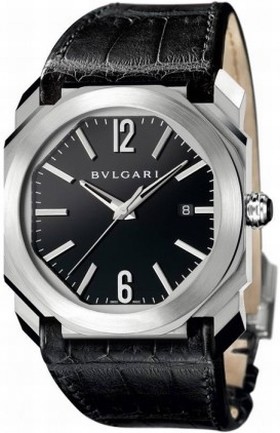 Bvlgari Octo Solotempo Black Dial Automatic Men's Watch 101964
