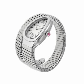 Bvlgari Serpenti Silver Dial Stainless Steel Ladies Watch101817