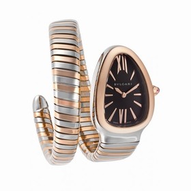 Bvlgari Serpenti Tubogas Black Opaline Dial Quartz Ladies Watch 102123