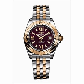 Breitling Cockpit Lady Gold Bezel / Black / Bracelet (C7135612.K519)
