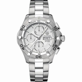 TAG Heuer Aquaracer Calibre 16 Day-Date Chronograph Silver Bracelet (CAF2011.BA0815)