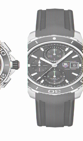 TAG Heuer Aquaracer Calibre 16 Chronograph 500m Black Rubber (CAK2110.FT8019)