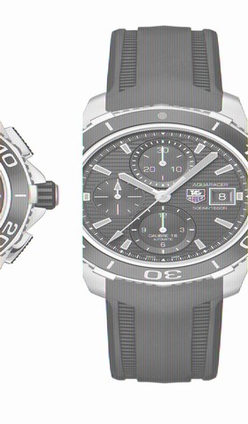 TAG Heuer Aquaracer Calibre 16 Chronograph 500M Black Rubber (CAK2111.FT8019)