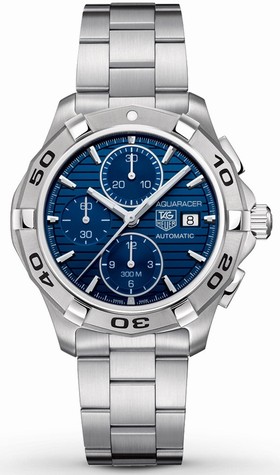 TAG Heuer Aquaracer Calibre 16 Chronograph Blue Bracelet (CAP2112.BA0833)