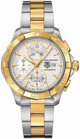 TAG Heuer Aquaracer Calibre 16 Chronograph Two Tone Bracelet (CAP2120.BB0834)