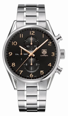 TAG Heuer Carrera Calibre 1887 43 Black Bracelet (CAR2014.BA0796)