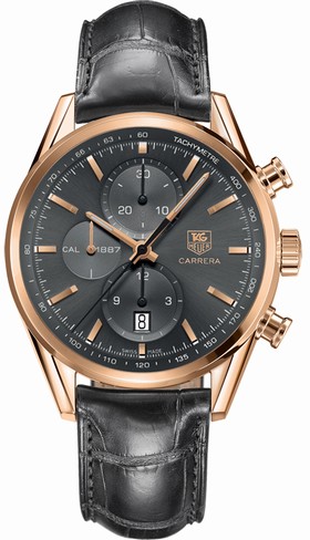 TAG Heuer Carrera Calibre 1887 41 Rose Gold Grey (CAR2141.FC8182)