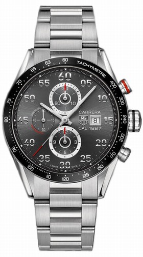 TAG Heuer Carrera Calibre 1887 43 Tachymeter Grey Bracelet (CAR2A11.BA0799)