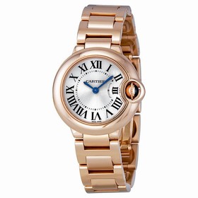 Cartier Ballon Bleu 18kt Pink Gold Small Ladies Watch W69002Z2