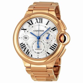 Cartier Ballon Bleu 18kt Rose Gold Chronograph Men's Watch W6920010
