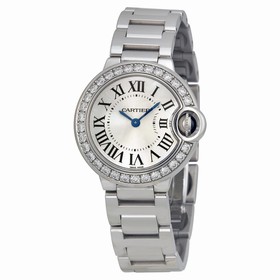 Cartier Ballon Bleu 18kt White Gold Ladies Watch WE9003Z3