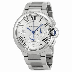 Cartier Ballon Bleu Automatic Silver Dial Stainless Steel Men's Watch W6920076