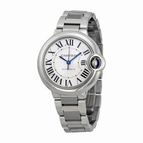 Cartier Ballon Bleu Automatic Silver Flinque Dial Ladies Watch W6920071