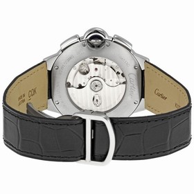 Cartier Ballon Bleu Black Alligator Strap Chronograph Men's Watch W6920003