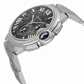 Cartier Ballon Bleu Black Dial Chronograph Mens Watch W6920025