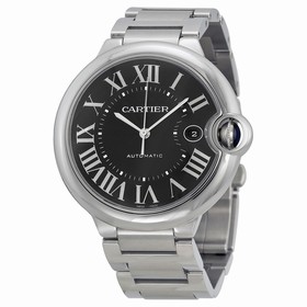 Cartier Ballon Bleu De Cartier Black Dial Stainless Steel Watch W6920042