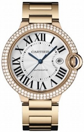 Cartier Ballon Bleu Rose Gold Men's Watch WE9008Z3