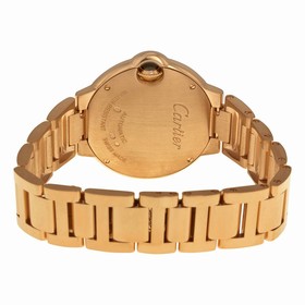 Cartier Ballon Bleu Silver Dial 18kt Rose Gold Ladies Watch W6920096