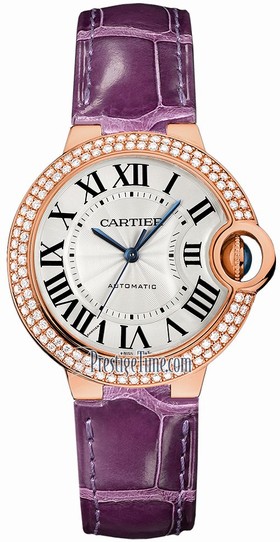 Cartier Ballon Bleu Silver Dial Ladies Watch WE902066