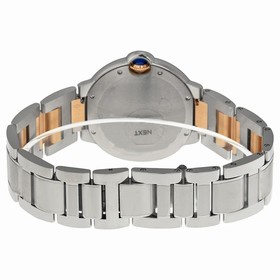 Cartier Ballon Bleu Silver Dial Steel and 18k Rose Gold Unisex Watch WE902031