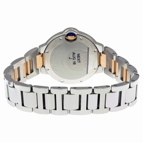 Cartier Ballon Bleu Silver Dial Steel and 18kt Rose Gold Men's Watch WE902061