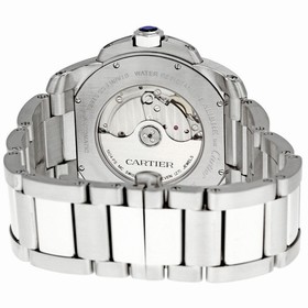 Cartier Calibre de Cartier Black Dial Stainless Steel Men's Watch W7100016