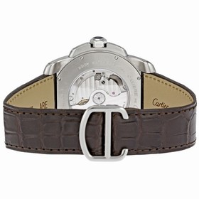 Cartier Calibre De Cartier Silver Dial Mechanical Wind Men's Watch W7100039